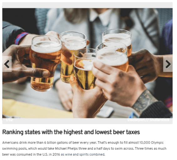 beer taxes