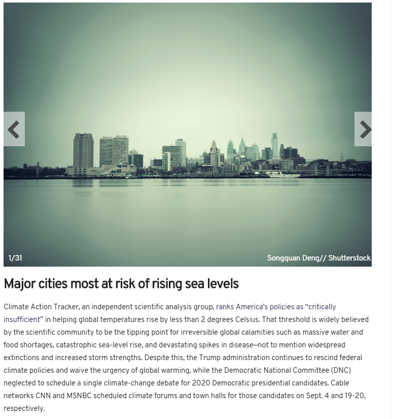 cities at risk of rising seas