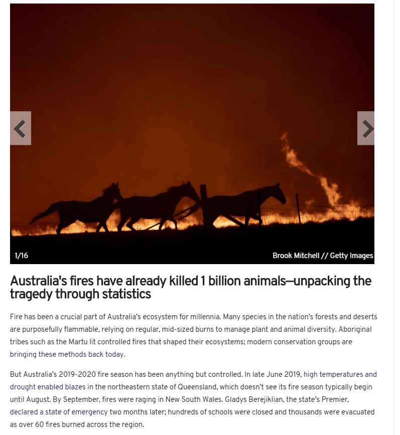 australia fires